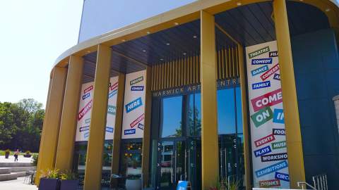Warwick Art Centre Entrance