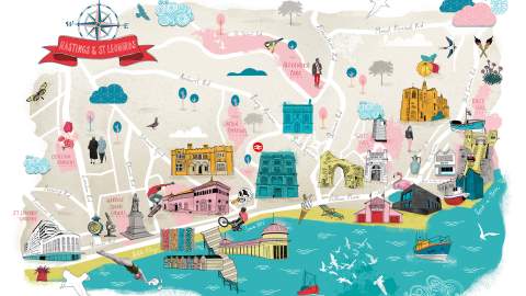 Hastings Map, Tonwen Jones