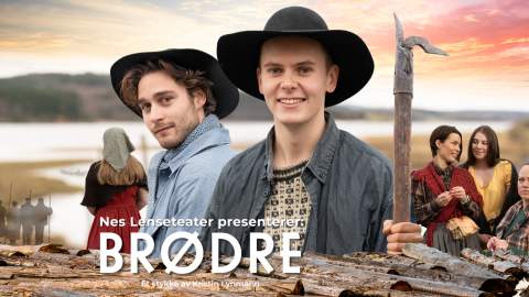 Plakat på Nes lenseteater for 2024