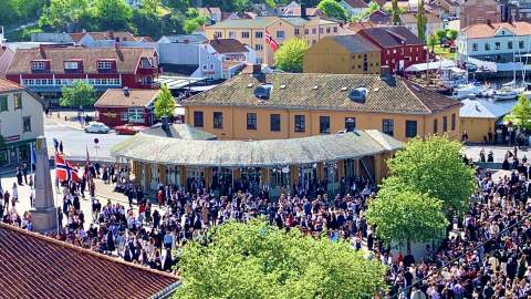 Halden torg mennesker
