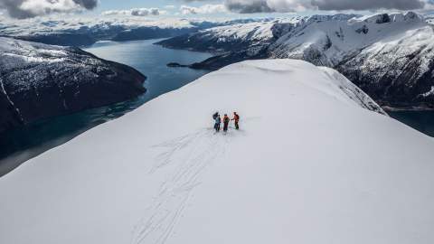 Ski Balestrand med utsikt