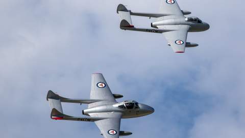 DH Vampires Southport Air Show