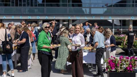 Fremtidens kommuner konferanse utenfor kulturhuset