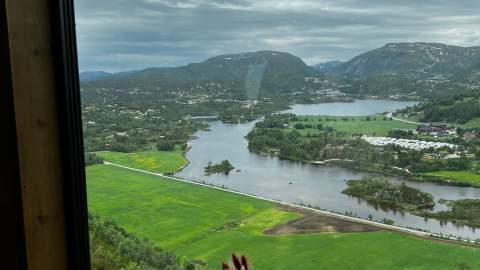 Sirdal, utsikt fra Slottet