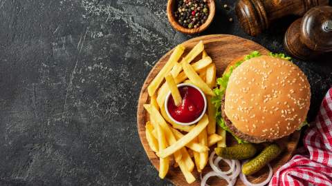 Hamburger meny