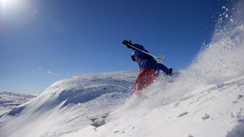 Skiing in Setesdal