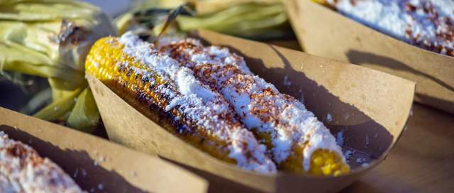 Roasted Corn on the Cob at Rockin' Taco Street Fest