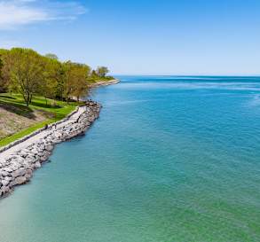 shoreline path