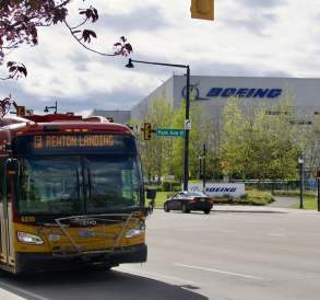 Bus at Renton Landing