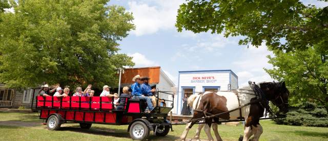 Wagon Ride with Buffalo Bill at Lincoln County Historical Museum
