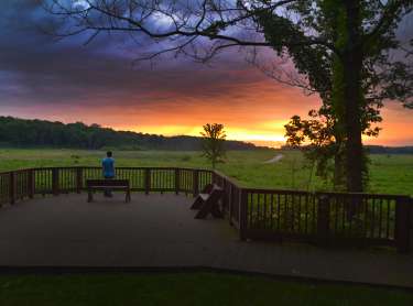 Prophetstown observation sunrise