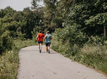 Runners at Purdue