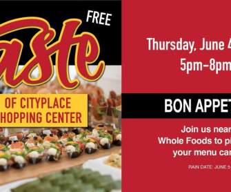 Taste of CityPlace Shopping Center