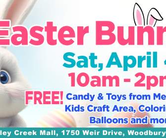 Easter Bunny at Valley Creek Mall