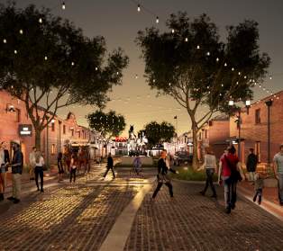 Mule Alley Rendering