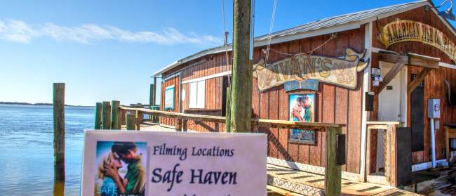 American Fish Company was the location for Ivan's in the motion picture Safe Haven filmed in Southport NC