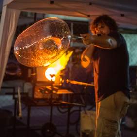 Puget Sound Mobile Glassblowing at Tacoma Night Market