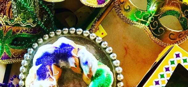 Rao's Bakery's delicious King Cake from Beaumont, TX