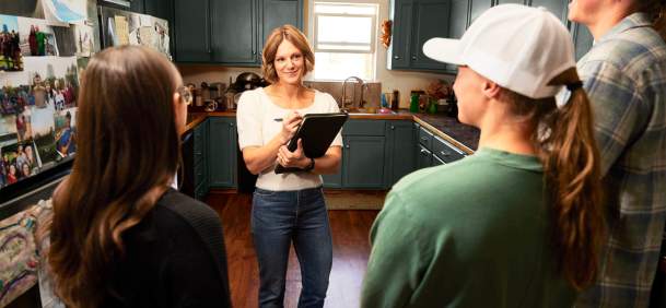 Rachel Skiera-in kitchen-Devils-Tower-Lodge