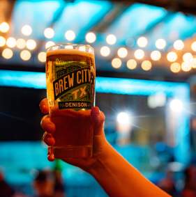 Brew City glaass captured at a local resturant/bar in Denison, Texas