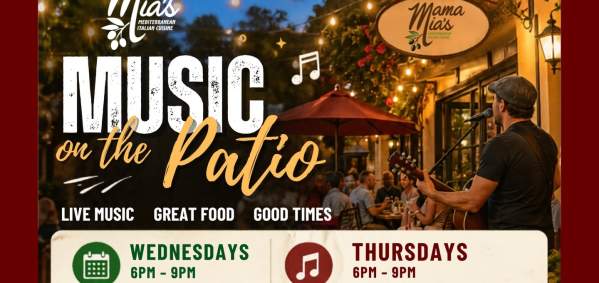 Music on the Patio at Mama Mia's
