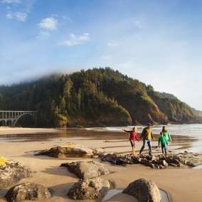 Beachcombing on the Oregon Coast