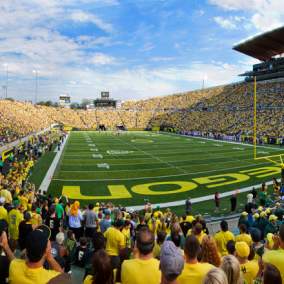 Autzen Stadium, University of Oregon Duck Football Game, Eugene, Willamette Valley by David Putzier