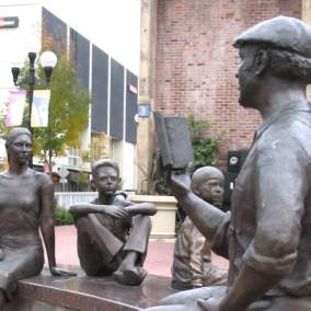 "The Storyteller" Ken Kesey Bronze Statue by Peter Helzer