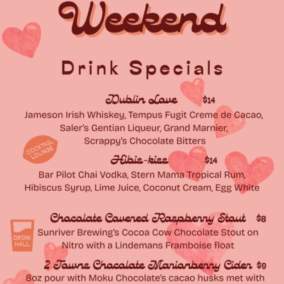 Valentine's Drink Specials at PLAY