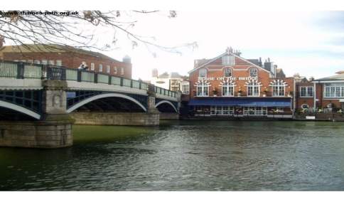 Windsor Bridge looking towards Eton