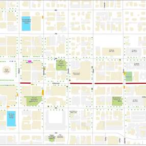 Taste of Bloomington Downtown Parking Map