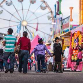Families at the YMBL South Texas State Fair
