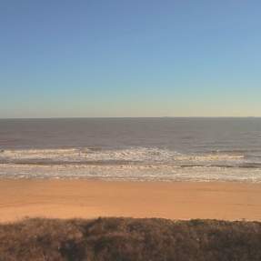 View of the Crystal Beach from the surf cam