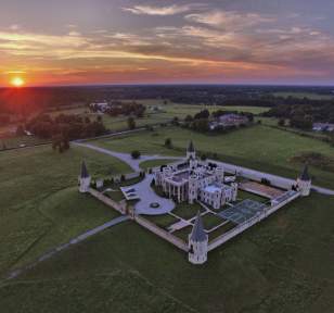 Aerial of The Kentucky Castle