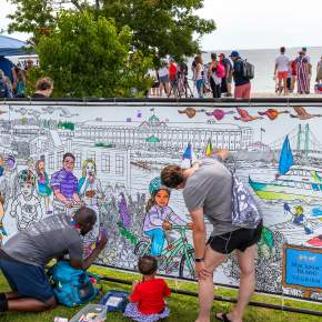 15 Foot Coloring Mural