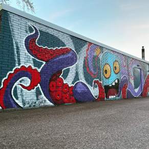 Get to know the artist behind the crazy cool Zest mural, Dondi Bueno.