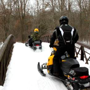 snowmobiling in the Stevens Point Area