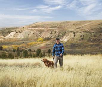 Man with Dog