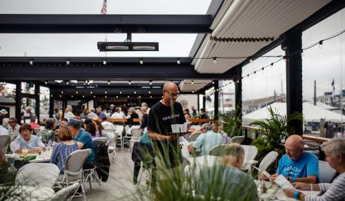 Black Pearl Outdoor Dining Downtown