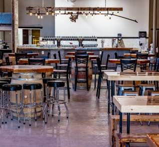 Devils lake summer 2022-brewery interior