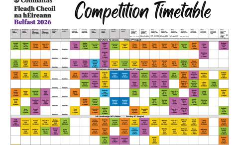 Competition Timetable