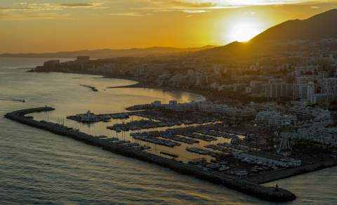 Atardecer en Benalmádena