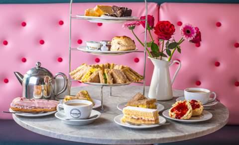 Huffkins afternoon tea