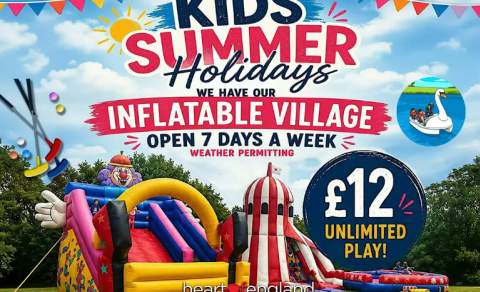 Kids Summer Holidays Inflatable Village