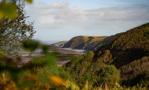 cliffs view North Devon