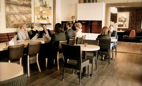 God stemning med kollegaer på Brasserie Fengselet