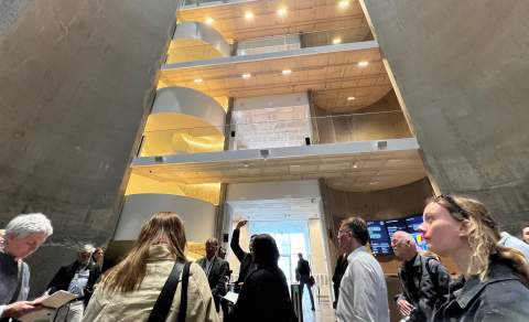 journalister på kunstsilo