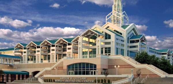 exterior of the Arthur R. Outlaw Convention Center