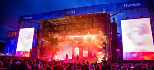 Large crowd at Outside Days concert in Denver, Colorado.