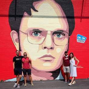 Dwight Schrute Mural at On&On